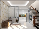 THIẾT KẾ VẼ 3D NHÀ PHỐ VĨNH LONG